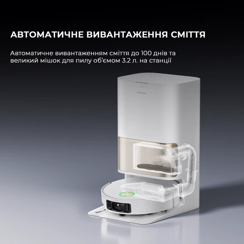 Робот-пилосос Dreame Bot L50 Pro Ultra White (RLL84CE) фото 19