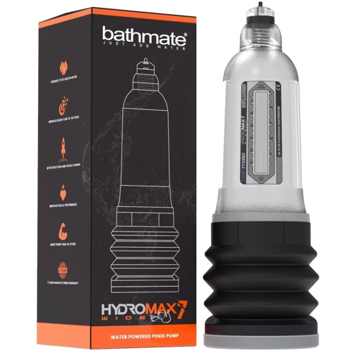 Гидропомпа Bathmate Hydromax 7 WideBoyClear (для члена длиной от 12,5 до 18 см, диаметр до 5,5 см)