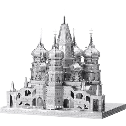 Металлический 3D конструктор Fascinations Покровский Собор, ICX006
