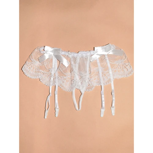 Пояс-трусы для чулок NDS 1131-1 White S/M (10998)