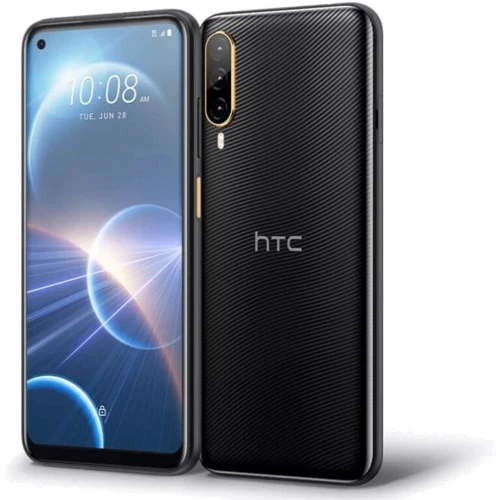 Смартфон HTC Desire 22 Pro 5G 8/128GB Black: Камера Тройная 64 МП (f/1.8) + 13 МП (f/2.4) + 5 МП (f/2.4) / Dual-LED вспышка / HDR / Фронтальная 32 МП (f/2.0)