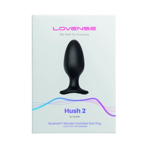 Анальная смарт-вибропробка Lovense Hush 2, размер L
