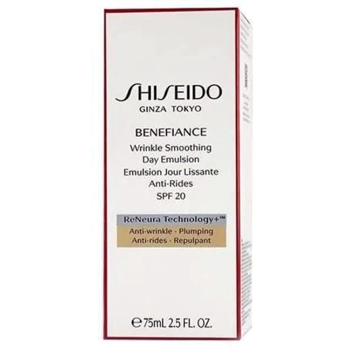 дубль Shiseido Benefiance Wrinkle Smoothing Day Emulsion SPF20 Эмульсия для глаз 75 ml: Классификация Элитная