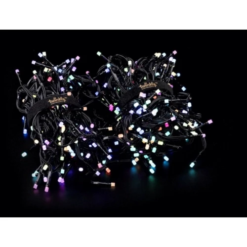 Гирлянда Smart LED Twinkly Cluster RGB 400 Gen II IP44 длина 6м кабель черный: Применение для дома