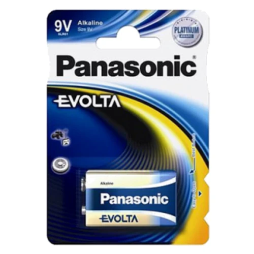 Батарейка Panasonic EVOLTA 6LR61 BLI 1 ALKALINE (6LR61EGE/1BP)