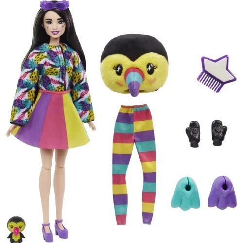 Лялька Barbie Cutie Reveal Друзі з джунглів Reveal Тукан (HKR00): Вік от 3 лет