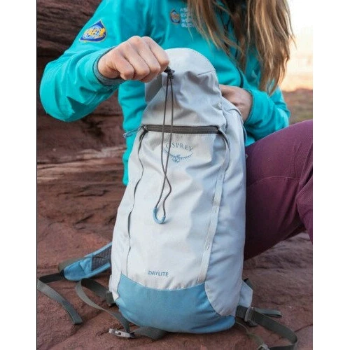 Рюкзак Рюкзак Osprey Daylite Cinch Pack Aluminum Grey O / S сірий (009.2467): Об'єм 15 л