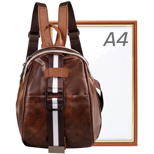 Женский рюкзак Valiria Fashion коричневый (DETAD8858-10) фото 9