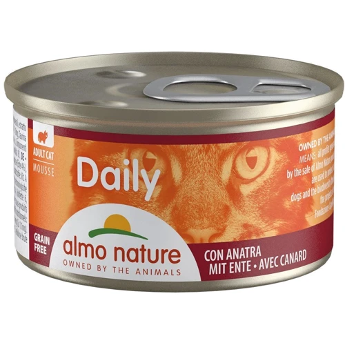 Almo Nature Adult Cat Daily Mousse с уткой 85 г