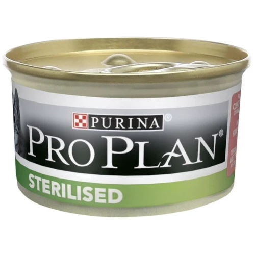 Влажный корм Pro Plan Sterilised для кастрированных котов с тунцом и лососем 5x85 г (7613037569643): Возраст Взрослые