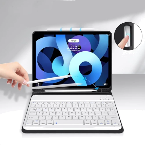 Аксесуар для iPad BeCover Case Smart Keyboard Black for iPad Air (2020-2025) (711394): Матеріал поліуретан