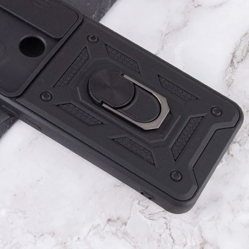 Чехол для телефонов Mobile Case Camshield Serge Magnetic Ring Black for Xiaomi Redmi A1+: Материал TPU (термополиуретан) и поликарбонат