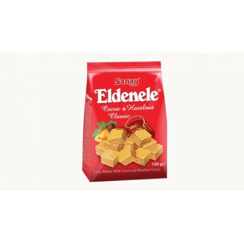 Вафли Eldenele с шоколадно - ореховым кремом, 150 г (WT4774)