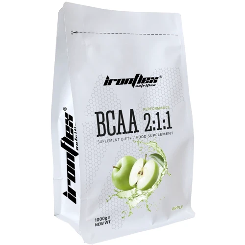 Амінокислота для спорту IronFlex BCAA 2-1-1 Performance тисячі g / 200 servings / Apple