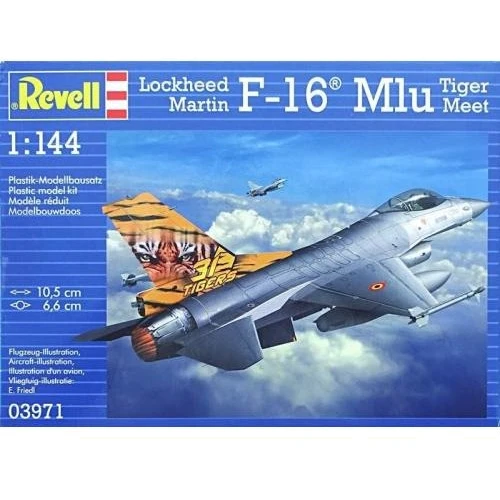 Модель Revell Винищувач F-16 Mlu TigerMeet 1:144 (3971)