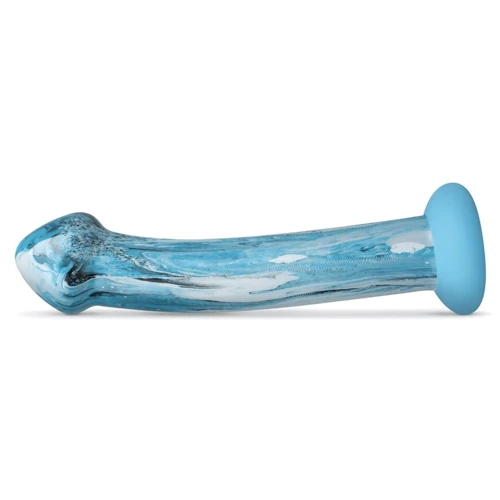 Скляний дилдо Gildo - Ocean Ripple Glass Dildo