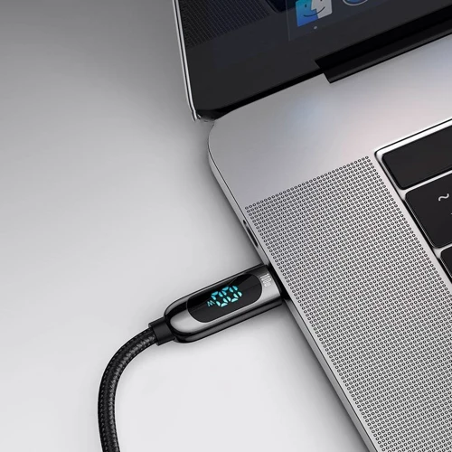Кабель Baseus Cable USB-C to USB-C Display 100W 2m Black (CATSK-C01) фото 12