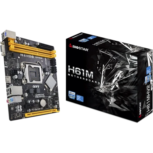 Biostar H61MHV2: Оперативная память 2xDDR3 1600 МГц, до 16 ГБ