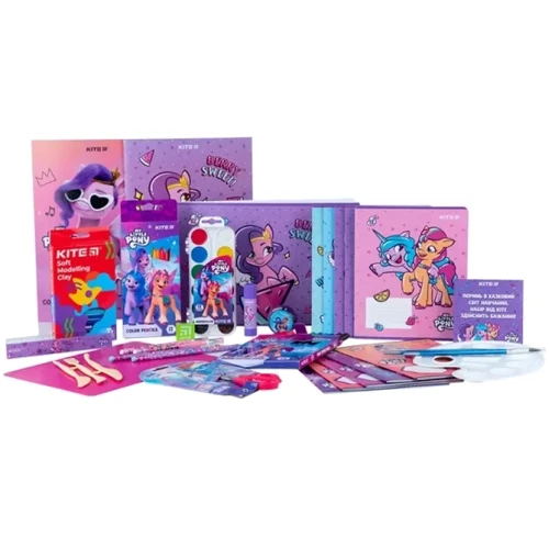 Подарунковий набір для першокласника Kite My Little Pony (LP24-S01): Колір фиолетовый