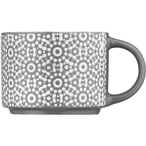 Кружка Ardesto Weaving G фарфор 330 мл Бело-черный (AR3473G)