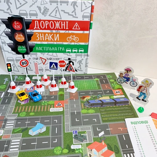 Настольная игра Strateg Дорожные знаки (30245) фото 7