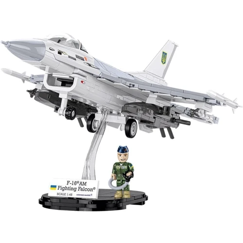 Конструктор Cobi Armed Forces Самолет F-16C Fighting Falcon (UA) (COBI-5893): Рекомендуемый возраст от 7 лет