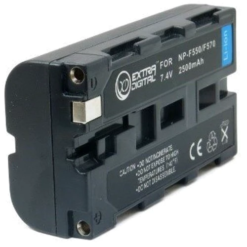 Extradigital для Sony NP - F550, Li - ion, 2500 mAh (BDS2649) фото 4