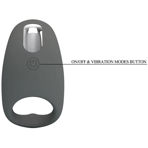 Эрекционное виброкольцо LYBAILE Pretty Love - Master ring (BI-210162-1)