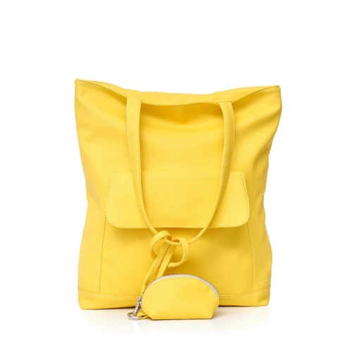 Жіноча сумка шоппер Sambag Shopper жовта (93251028)