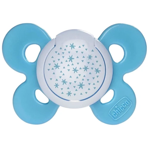 Силіконова пустушка Chicco Physio Comfort, з футляром, 16-36 міс., блакитний (74915.41.00.00)