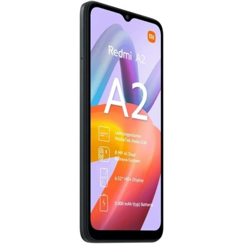 Смартфон Xiaomi Redmi A2 3/32Gb Black (Global): Процессор Mediatek Helio G36 (12 nm) Octa-core (4x2.2 GHz Cortex-A53 & 4x1.7 GHz Cortex-A53)