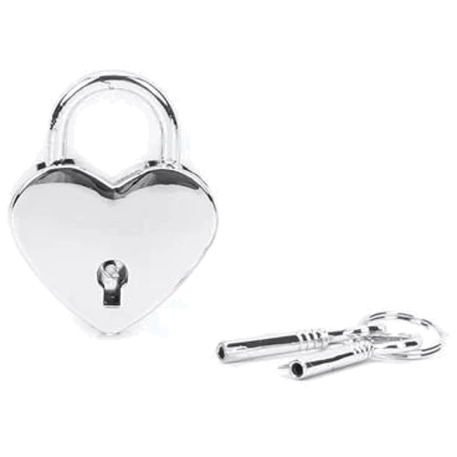 Замочек Liebe Seele Heart Shape Padlock Silver (2 шт)