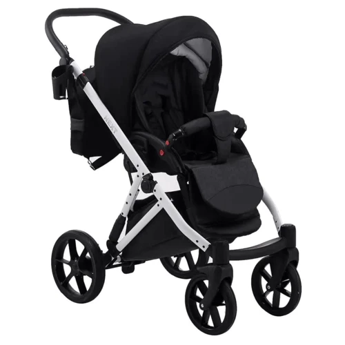 Коляска 2 в 1 Bair Next White Soft 51 чорний: Стать дитини Для мальчиков, Для девочек, Унисекс