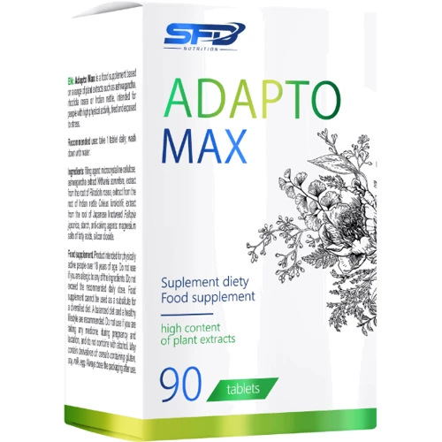 SFD Nutrition Adapto Max Адаптогены 90 таблеток: Форма выпуска Таблетки