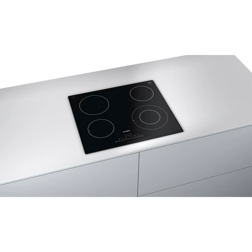 Варочная поверхность электрическая Bosch PKF651FP3E: Расположение панели фронтальное