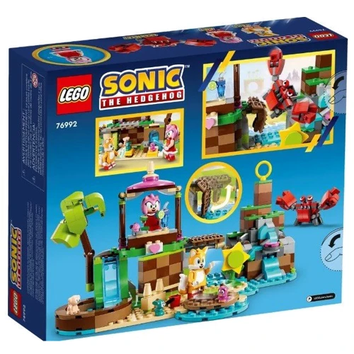 Конструктор LEGO Ideas Sonic the Hedgehog Острів порятунку тварин Емі 388 деталей (76992) фото 7