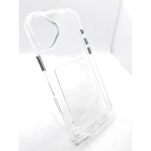 Чехол для iPhone BeCover Space Case Transparancy for iPhone 16 (712106): Цвет прозрачный