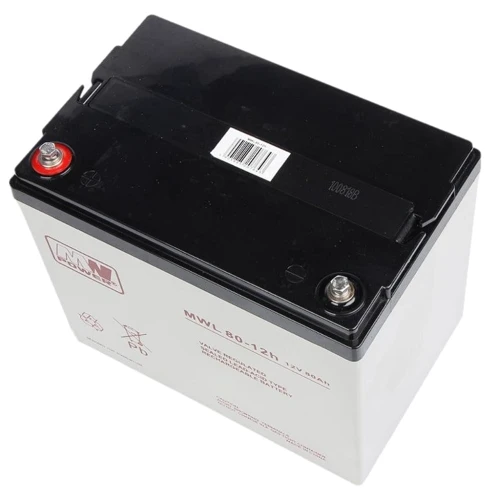 MWPower AGM 12V-80Ah (MWL 80-12h): Напряжение, В 12