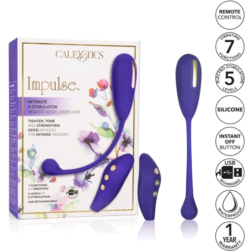 CalExotics Impulse EStim Remote Kegel Exerciser - виброяйцо тренажер Кегеля