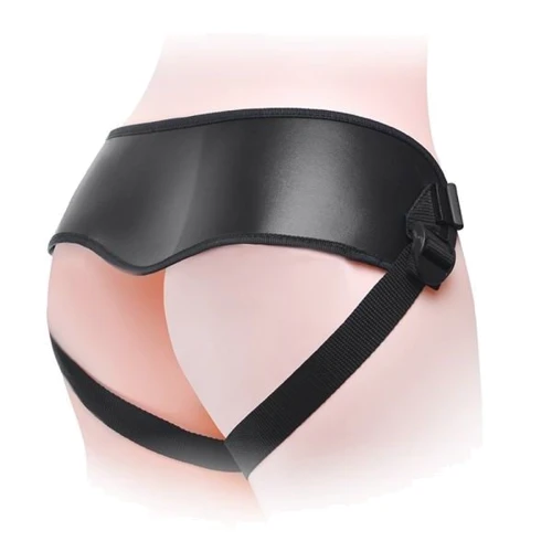 Трусики для страпона Lovetoy Orgazm Cozy Harness Series + 4 кольца, Black