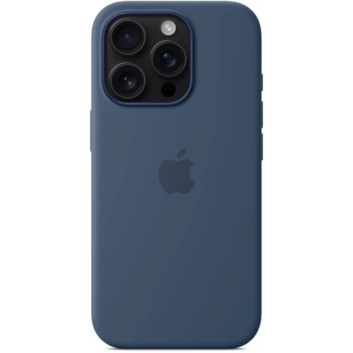 Чехол для iPhone Apple iPhone 16 Pro Silicone Case with MagSafe - Denim (MYYK3ZM/A): Тип чехла накладка на заднюю часть
