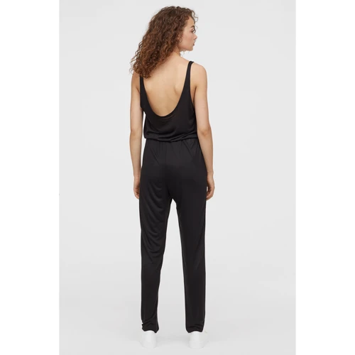 Комбинезон H&M 3310935 S черный: Состав Вискоза