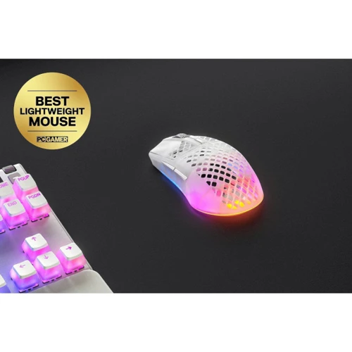Мышь SteelSeries Aerox 3 WL Ghost (62610): Максимальное разрешение сенсора, dpi 18000