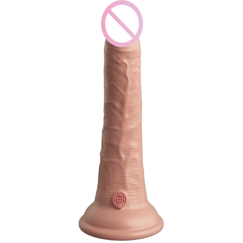 Фаллоимитатор Pipedream King Cock Elite 7" Silicone Dual Density Cock Light (PD577121)