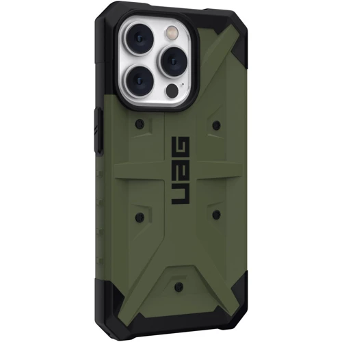 Чехол для iPhone Urban Armor Gear UAG Pathfinder Olive (114062117272) for iPhone 14 Pro: Материалы поликарбонат и полиуретан
