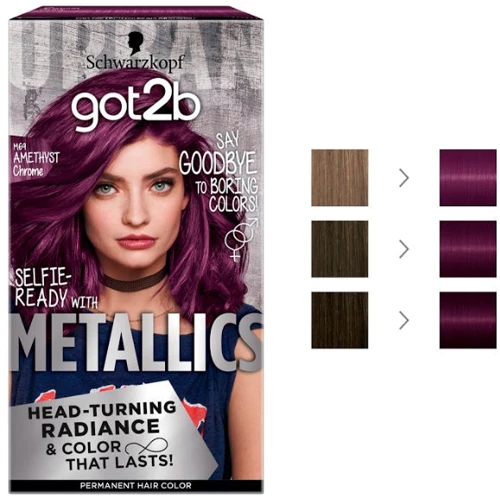 got2b Metallics Permanent Color 142.5 ml Крем-фарба M69 Стійка аметистовий хром: Класифікація Мас-маркет