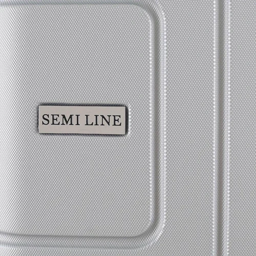 Чемодан Semi Line 20" (S) Light Grey (T5762-2): Застежка Молния