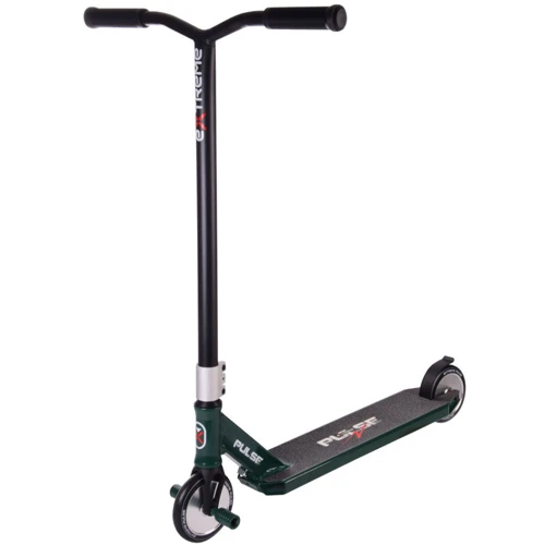 Самокат трюковый 2-х колёсный TR21008 Extreme Motion Pulse зеленый