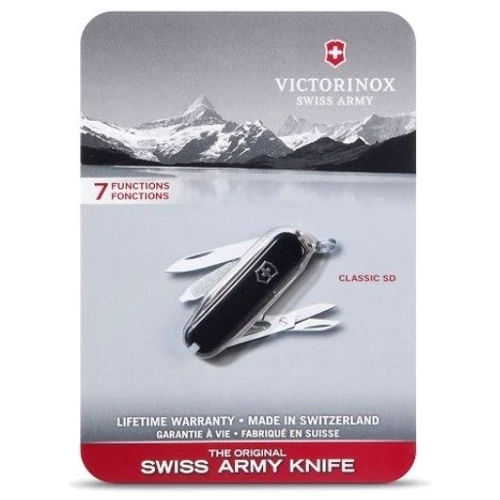 Мультитул Victorinox Classic SD 58мм/7функций/черный (0.6223.3B1)
