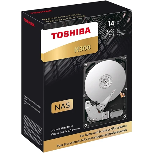 Внутренний жесткий диск Toshiba N300 NAS 8TB (HDWG480UZSVA) фото 6